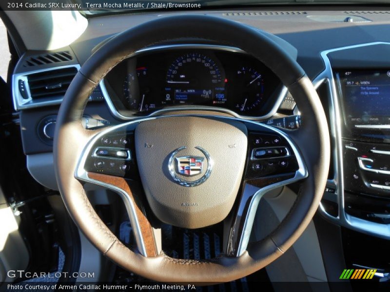 Terra Mocha Metallic / Shale/Brownstone 2014 Cadillac SRX Luxury