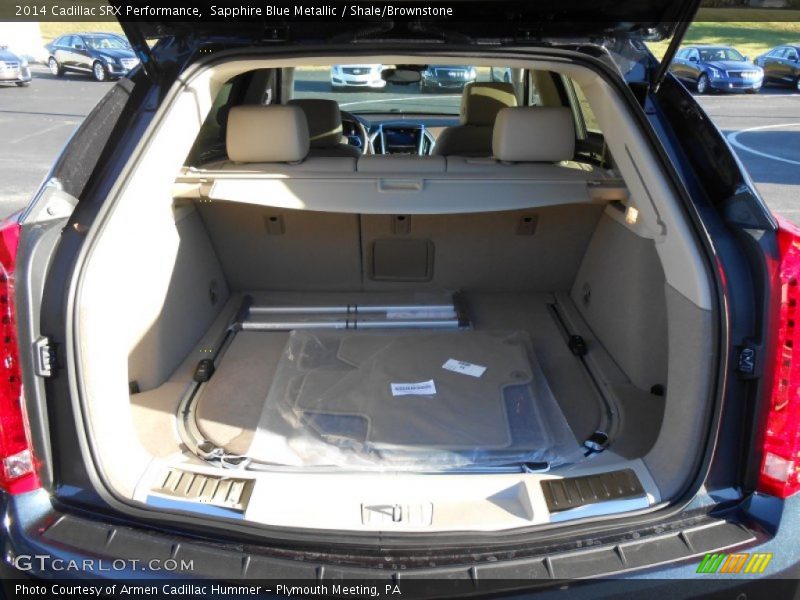 Sapphire Blue Metallic / Shale/Brownstone 2014 Cadillac SRX Performance