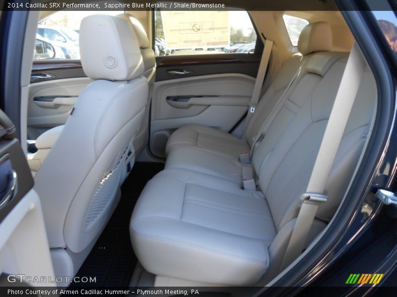 Sapphire Blue Metallic / Shale/Brownstone 2014 Cadillac SRX Performance