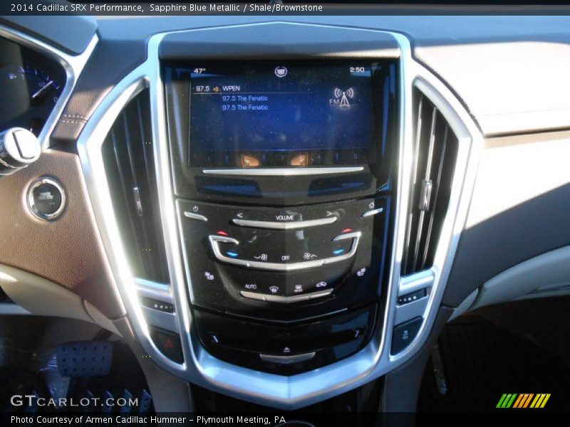 Sapphire Blue Metallic / Shale/Brownstone 2014 Cadillac SRX Performance