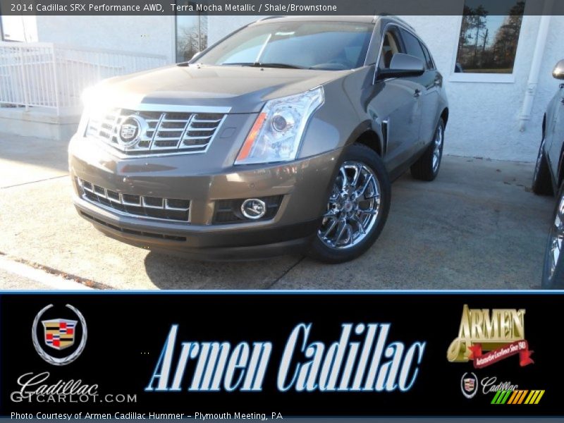 Terra Mocha Metallic / Shale/Brownstone 2014 Cadillac SRX Performance AWD