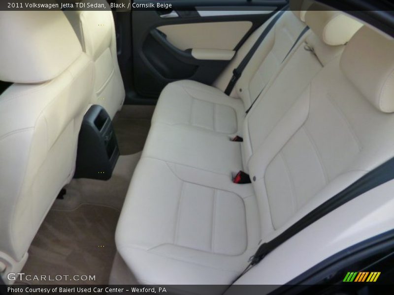 Black / Cornsilk Beige 2011 Volkswagen Jetta TDI Sedan