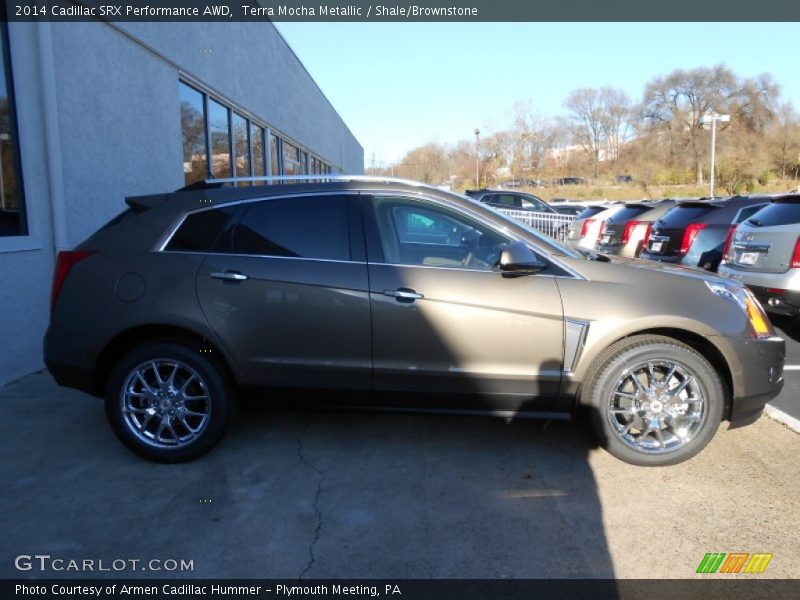 Terra Mocha Metallic / Shale/Brownstone 2014 Cadillac SRX Performance AWD