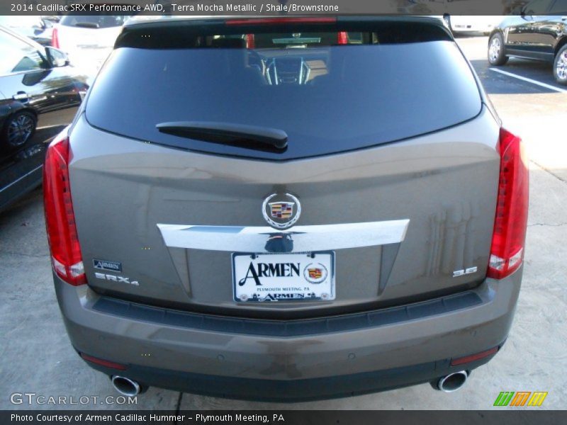 Terra Mocha Metallic / Shale/Brownstone 2014 Cadillac SRX Performance AWD