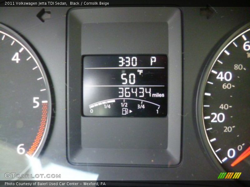 Black / Cornsilk Beige 2011 Volkswagen Jetta TDI Sedan