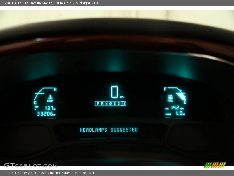 Blue Chip / Midnight Blue 2004 Cadillac DeVille Sedan