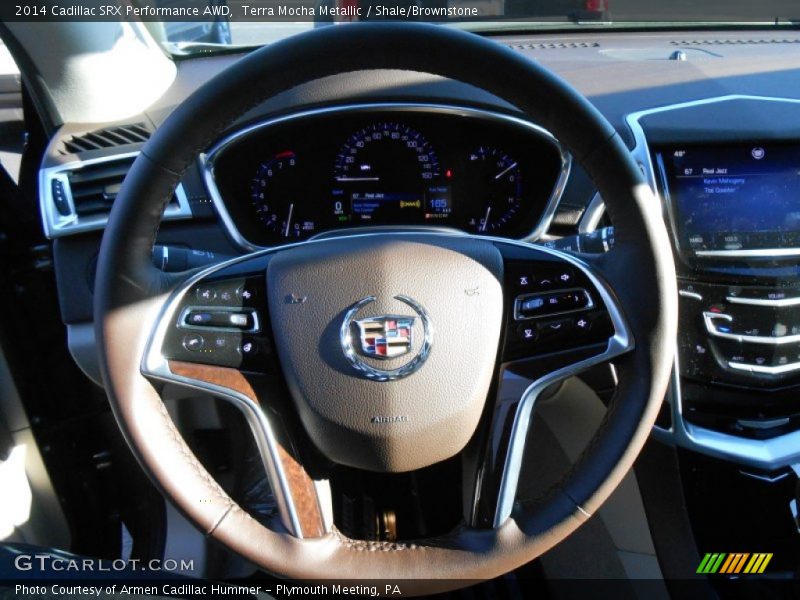 Terra Mocha Metallic / Shale/Brownstone 2014 Cadillac SRX Performance AWD