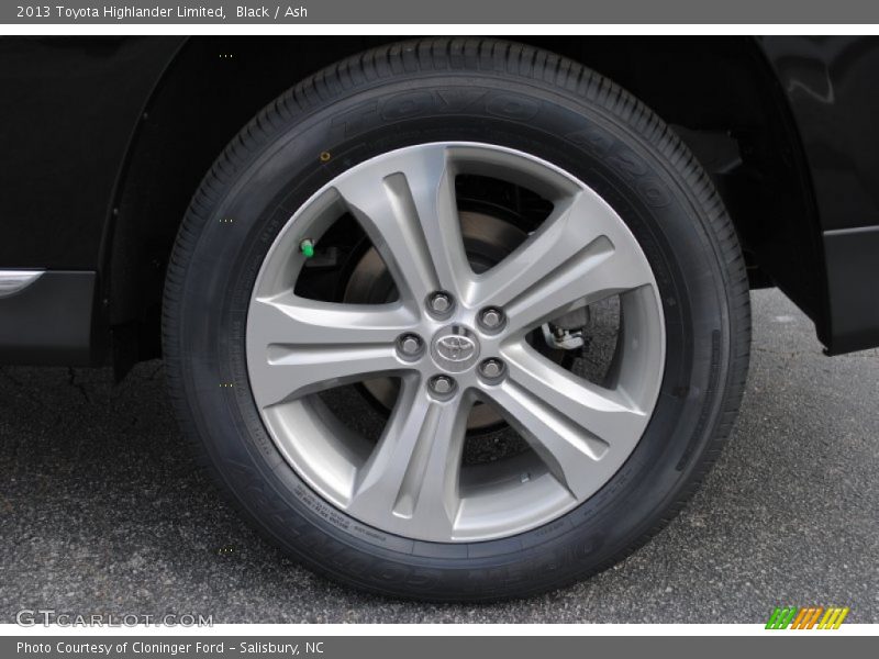 Black / Ash 2013 Toyota Highlander Limited