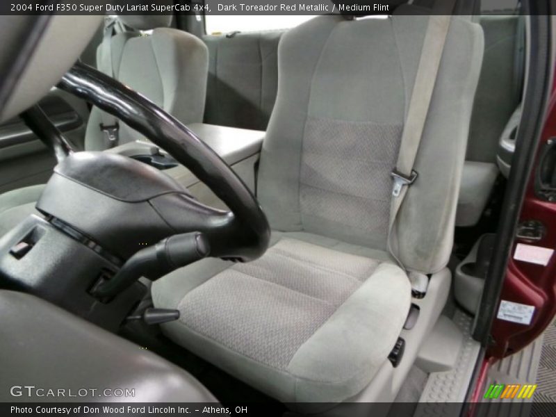 Dark Toreador Red Metallic / Medium Flint 2004 Ford F350 Super Duty Lariat SuperCab 4x4