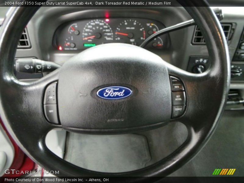 Dark Toreador Red Metallic / Medium Flint 2004 Ford F350 Super Duty Lariat SuperCab 4x4