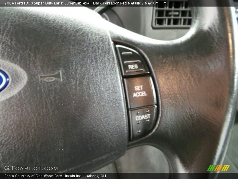 Dark Toreador Red Metallic / Medium Flint 2004 Ford F350 Super Duty Lariat SuperCab 4x4