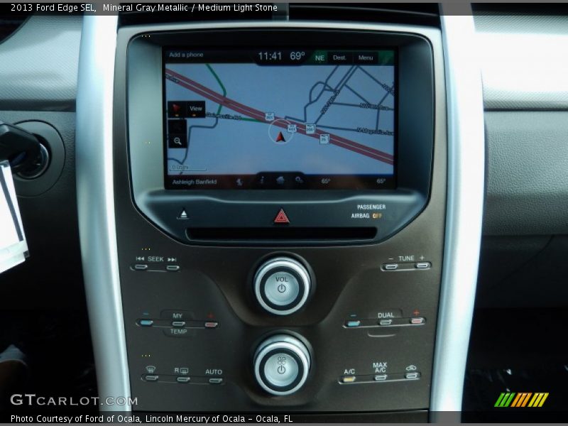 Mineral Gray Metallic / Medium Light Stone 2013 Ford Edge SEL