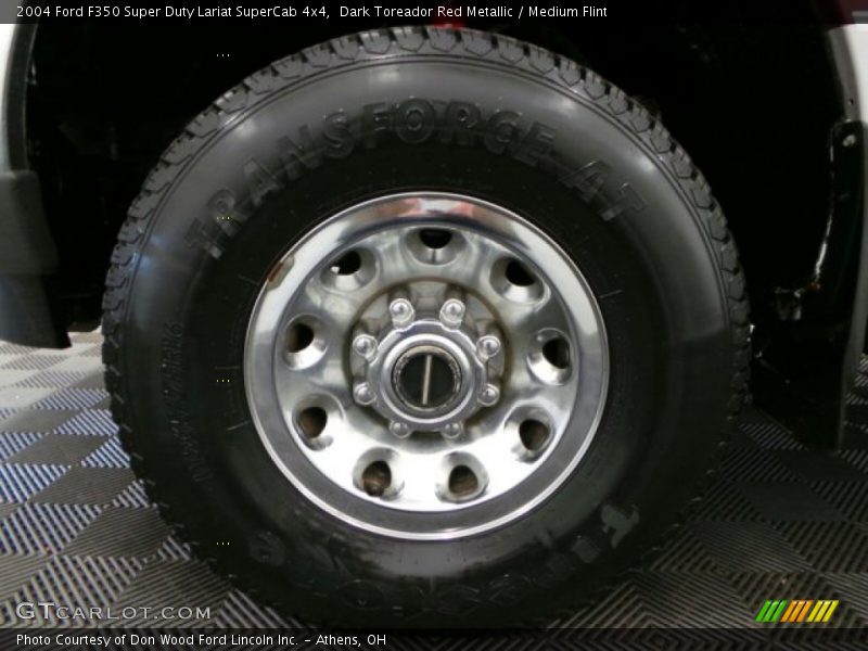 Dark Toreador Red Metallic / Medium Flint 2004 Ford F350 Super Duty Lariat SuperCab 4x4