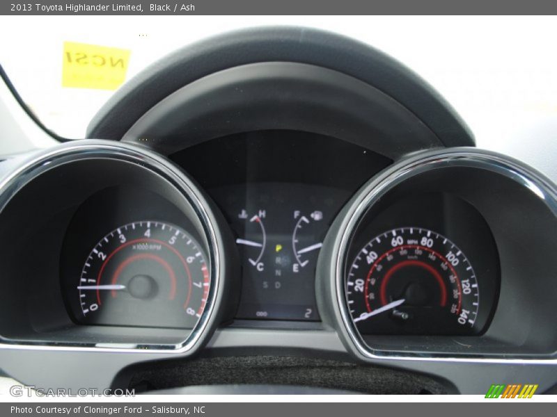 Black / Ash 2013 Toyota Highlander Limited