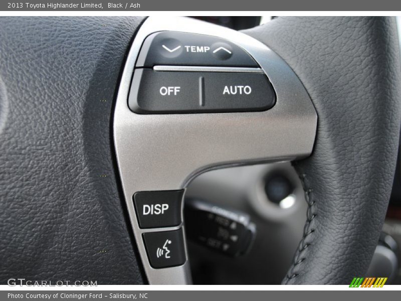 Black / Ash 2013 Toyota Highlander Limited