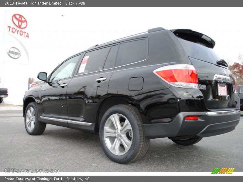 Black / Ash 2013 Toyota Highlander Limited