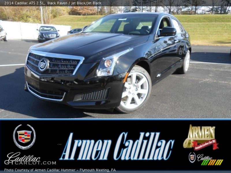Black Raven / Jet Black/Jet Black 2014 Cadillac ATS 2.5L