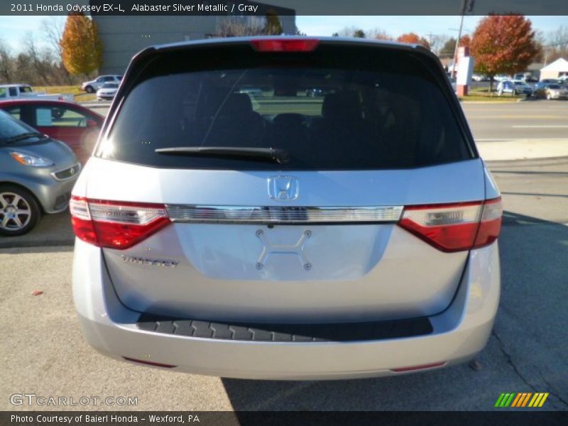 Alabaster Silver Metallic / Gray 2011 Honda Odyssey EX-L