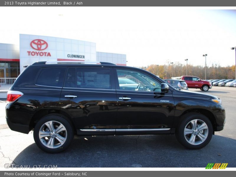 Black / Ash 2013 Toyota Highlander Limited