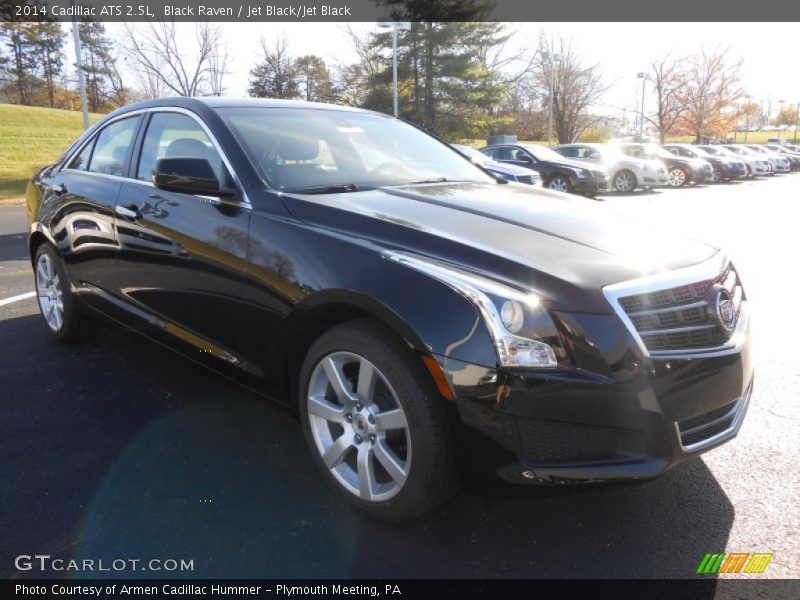 Black Raven / Jet Black/Jet Black 2014 Cadillac ATS 2.5L