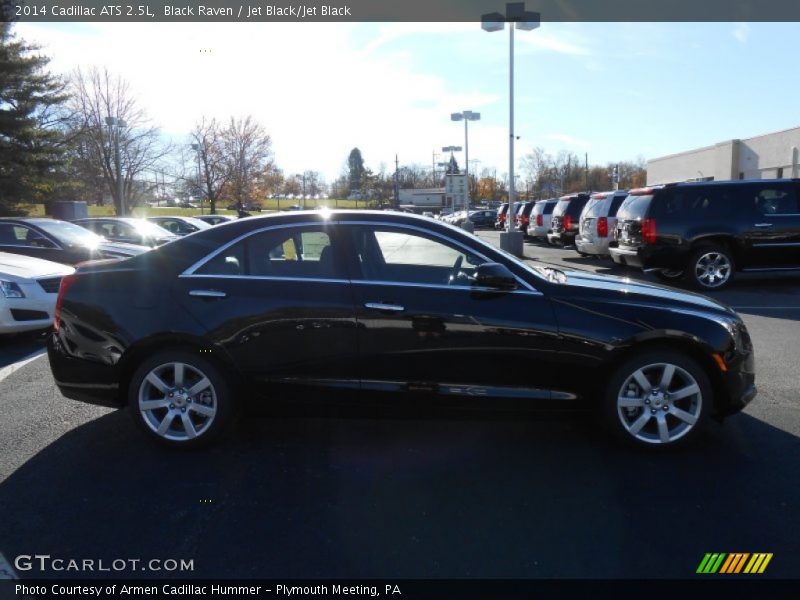 Black Raven / Jet Black/Jet Black 2014 Cadillac ATS 2.5L