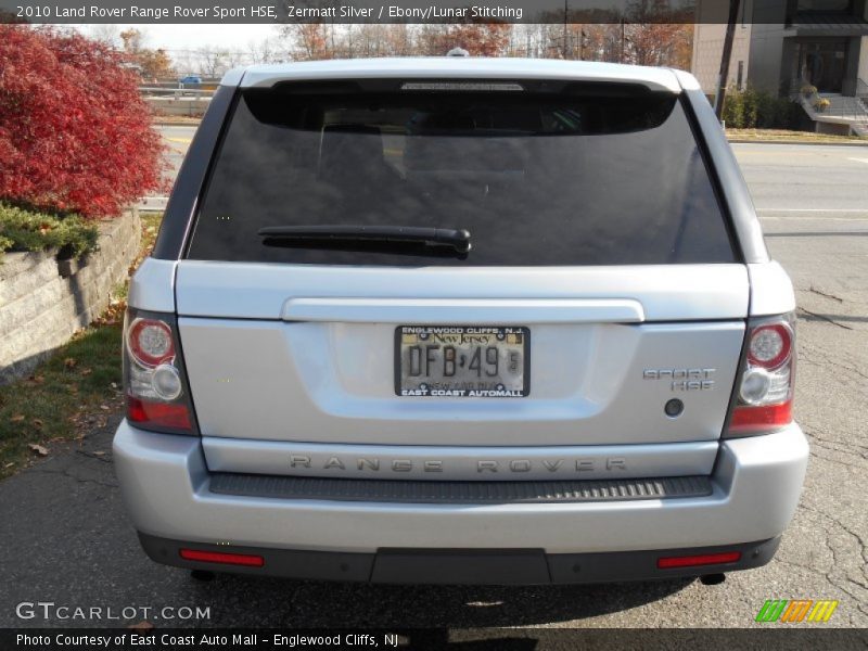Zermatt Silver / Ebony/Lunar Stitching 2010 Land Rover Range Rover Sport HSE
