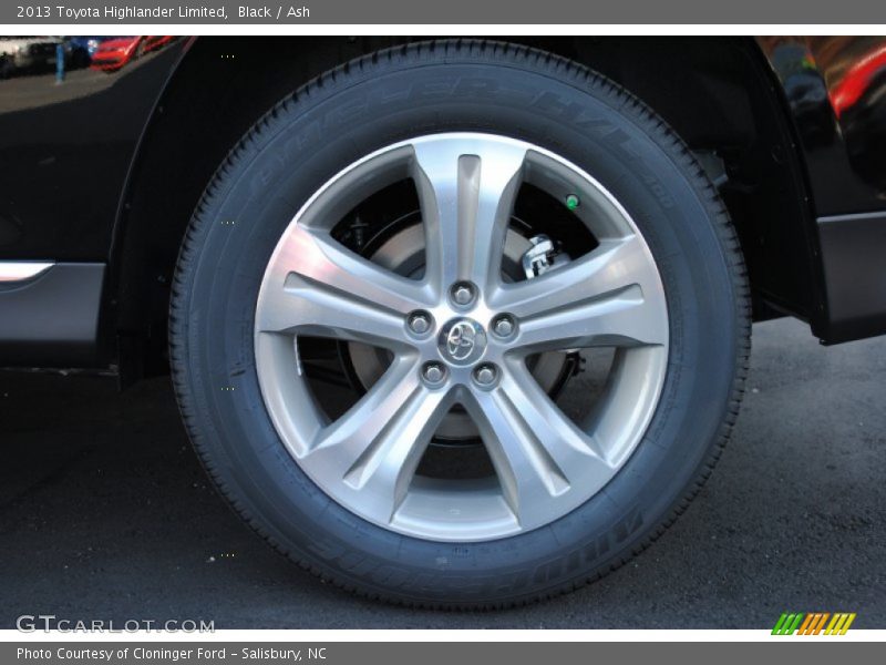 Black / Ash 2013 Toyota Highlander Limited