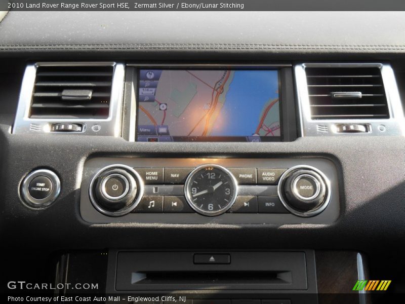 Zermatt Silver / Ebony/Lunar Stitching 2010 Land Rover Range Rover Sport HSE