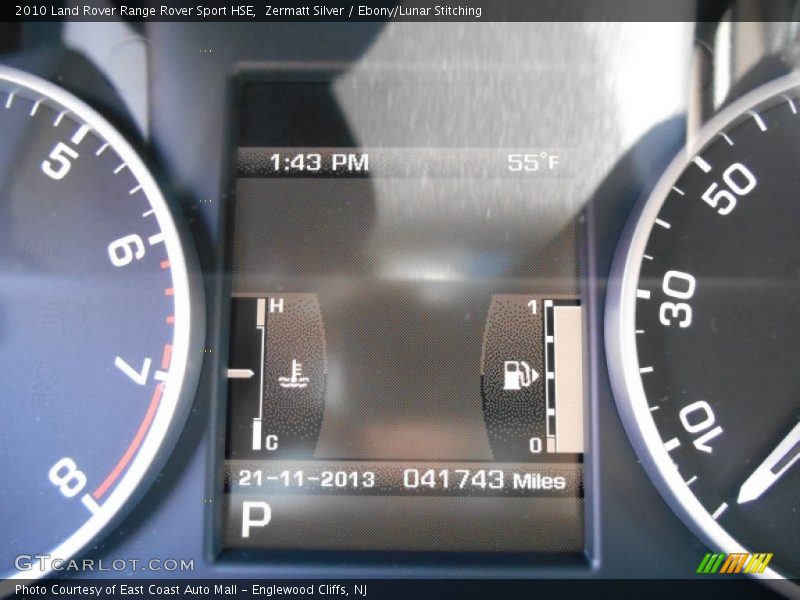 Zermatt Silver / Ebony/Lunar Stitching 2010 Land Rover Range Rover Sport HSE