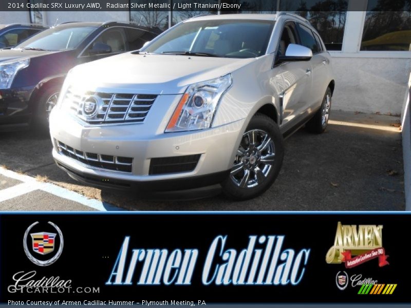 Radiant Silver Metallic / Light Titanium/Ebony 2014 Cadillac SRX Luxury AWD