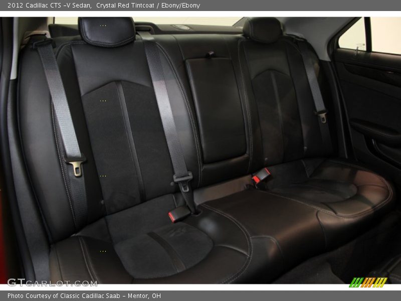 Rear Seat of 2012 CTS -V Sedan