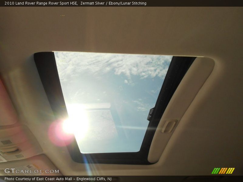 Zermatt Silver / Ebony/Lunar Stitching 2010 Land Rover Range Rover Sport HSE