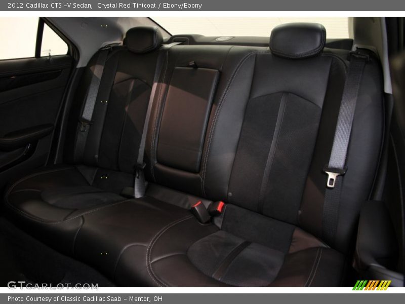 Rear Seat of 2012 CTS -V Sedan