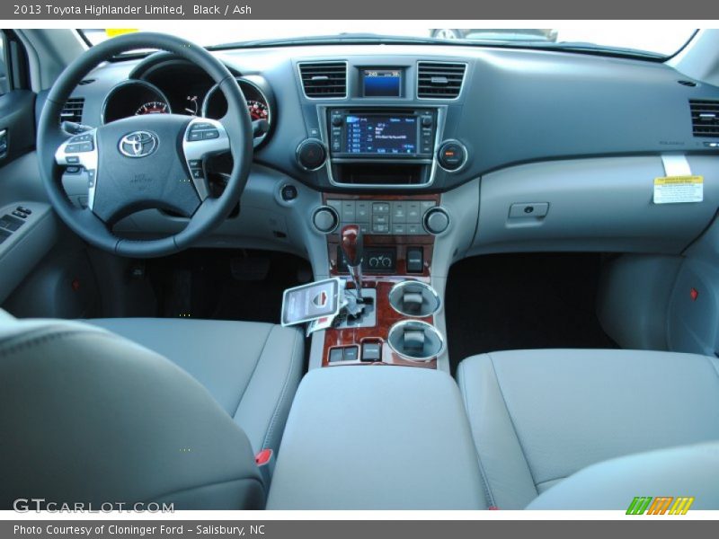 Black / Ash 2013 Toyota Highlander Limited