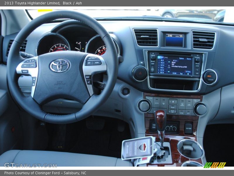 Black / Ash 2013 Toyota Highlander Limited