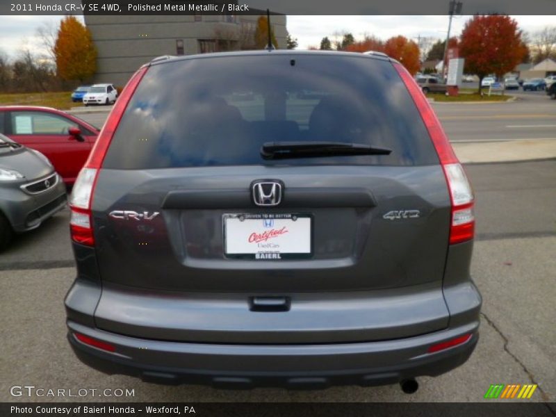 Polished Metal Metallic / Black 2011 Honda CR-V SE 4WD