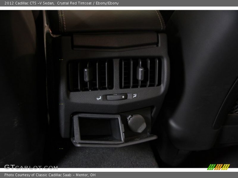 Crystal Red Tintcoat / Ebony/Ebony 2012 Cadillac CTS -V Sedan