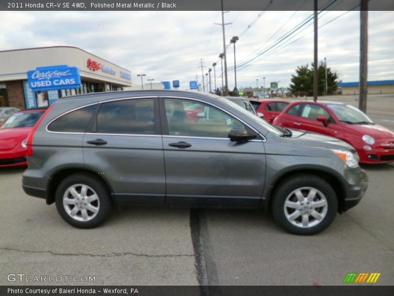 Polished Metal Metallic / Black 2011 Honda CR-V SE 4WD