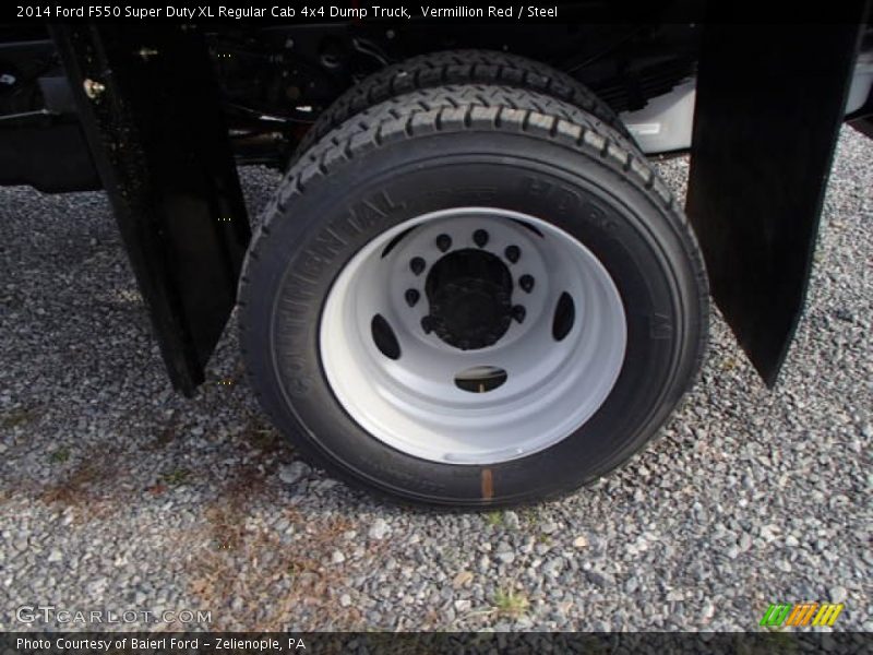 2014 F550 Super Duty XL Regular Cab 4x4 Dump Truck Wheel