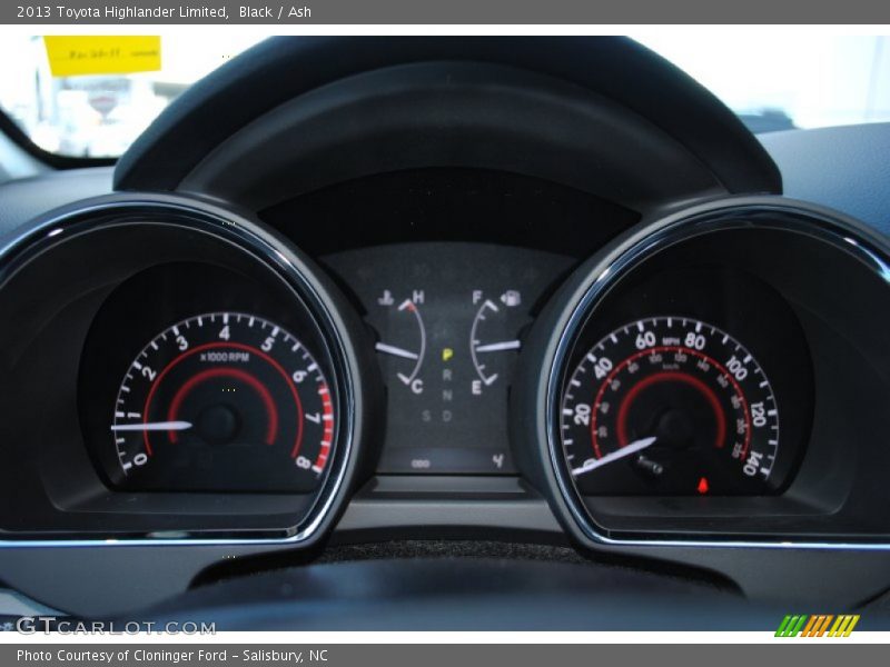 Black / Ash 2013 Toyota Highlander Limited
