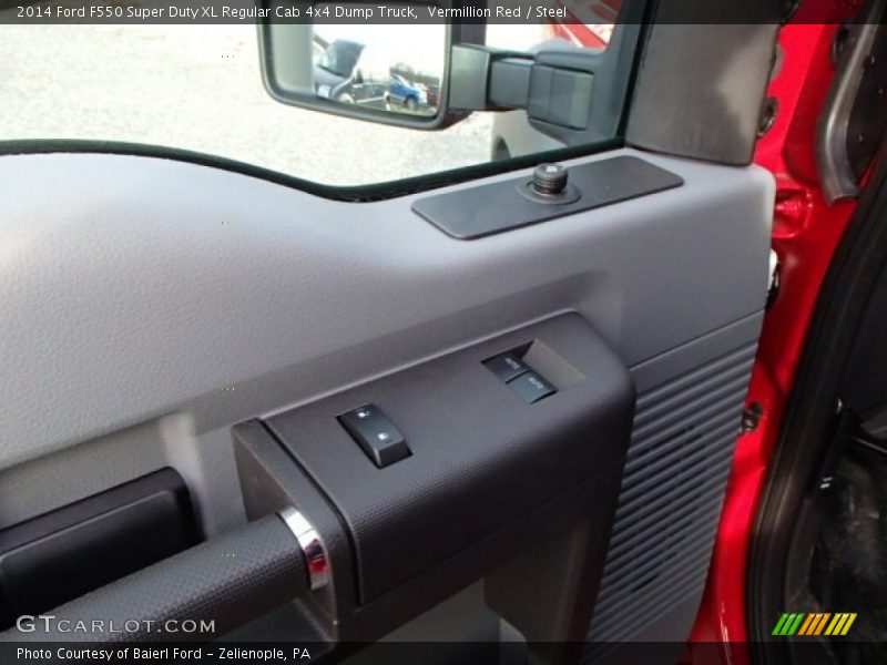 Vermillion Red / Steel 2014 Ford F550 Super Duty XL Regular Cab 4x4 Dump Truck