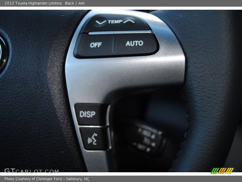 Black / Ash 2013 Toyota Highlander Limited
