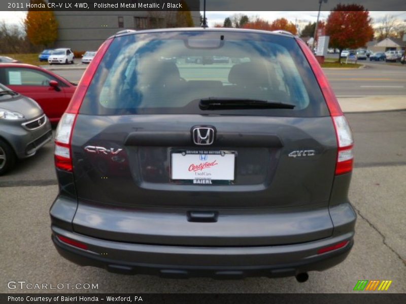 Polished Metal Metallic / Black 2011 Honda CR-V LX 4WD