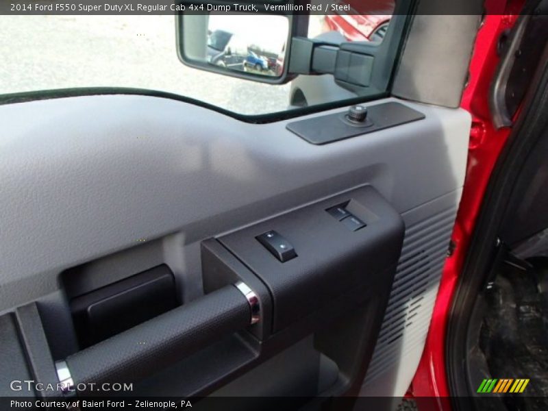 Vermillion Red / Steel 2014 Ford F550 Super Duty XL Regular Cab 4x4 Dump Truck