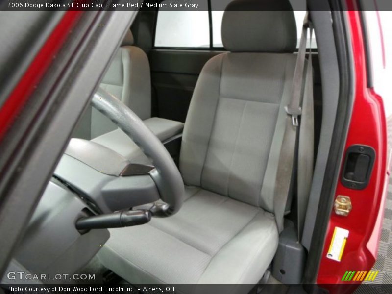 Flame Red / Medium Slate Gray 2006 Dodge Dakota ST Club Cab