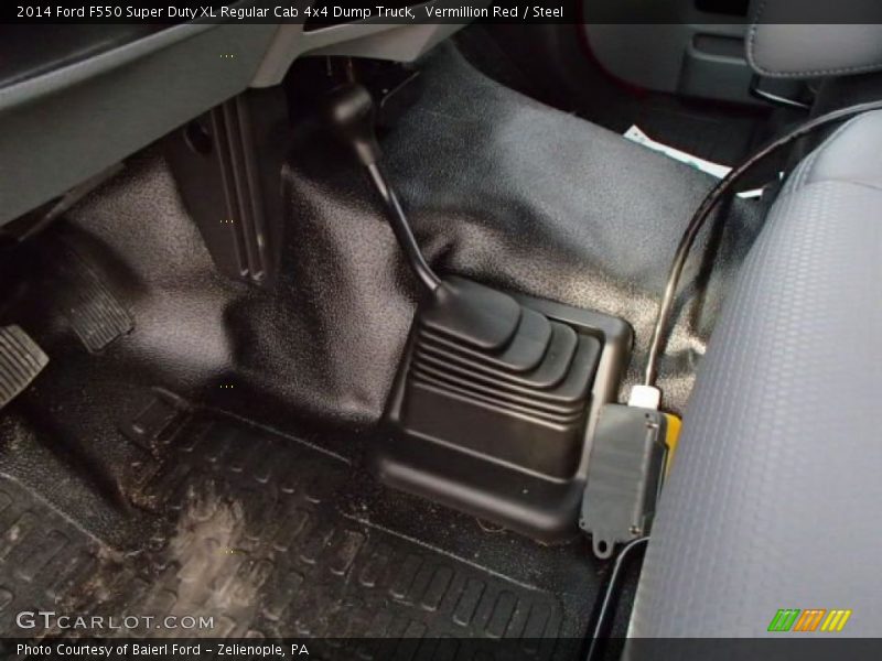 Vermillion Red / Steel 2014 Ford F550 Super Duty XL Regular Cab 4x4 Dump Truck