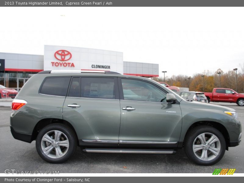 Cypress Green Pearl / Ash 2013 Toyota Highlander Limited
