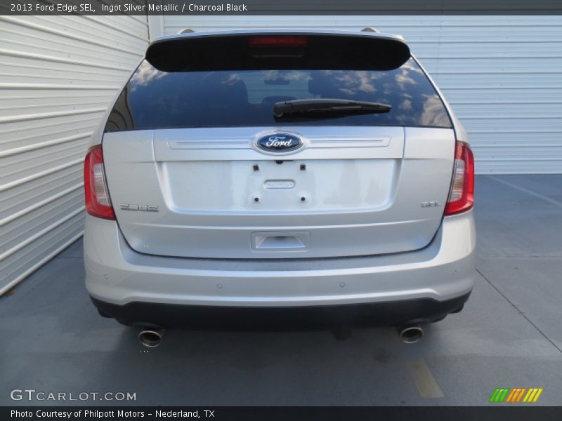 Ingot Silver Metallic / Charcoal Black 2013 Ford Edge SEL