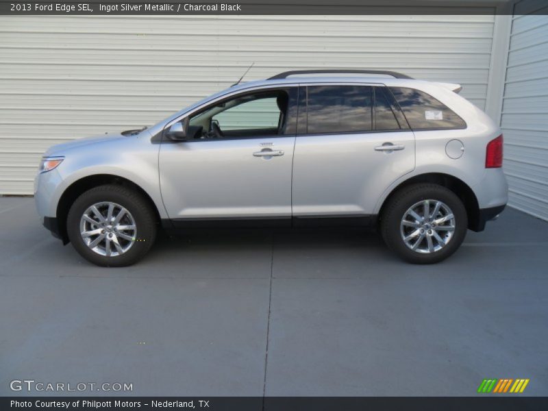 Ingot Silver Metallic / Charcoal Black 2013 Ford Edge SEL