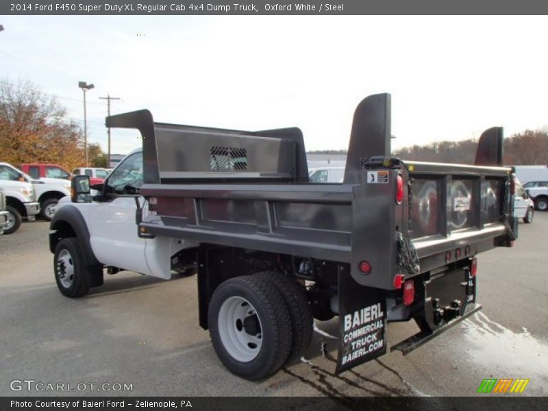Oxford White / Steel 2014 Ford F450 Super Duty XL Regular Cab 4x4 Dump Truck